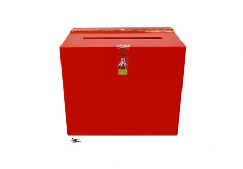 lockable ballot boxes